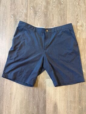 Men’s Adidas Navy Flat-Front Performance Shorts